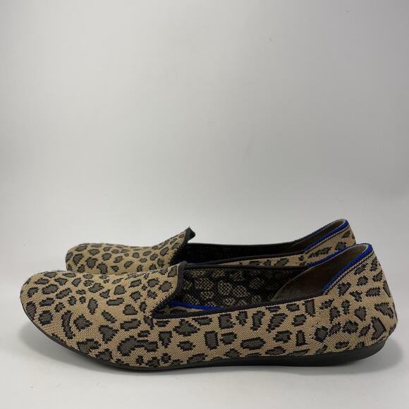 Rothy’s The Loafer Casual Flat Womens Size 8 Cheetah Slip On Leopard Rothys - Picture 3 of 9
